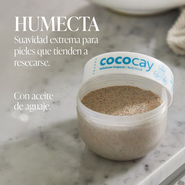 Exfoliante corporal aroma coco avainillado 200 gr.