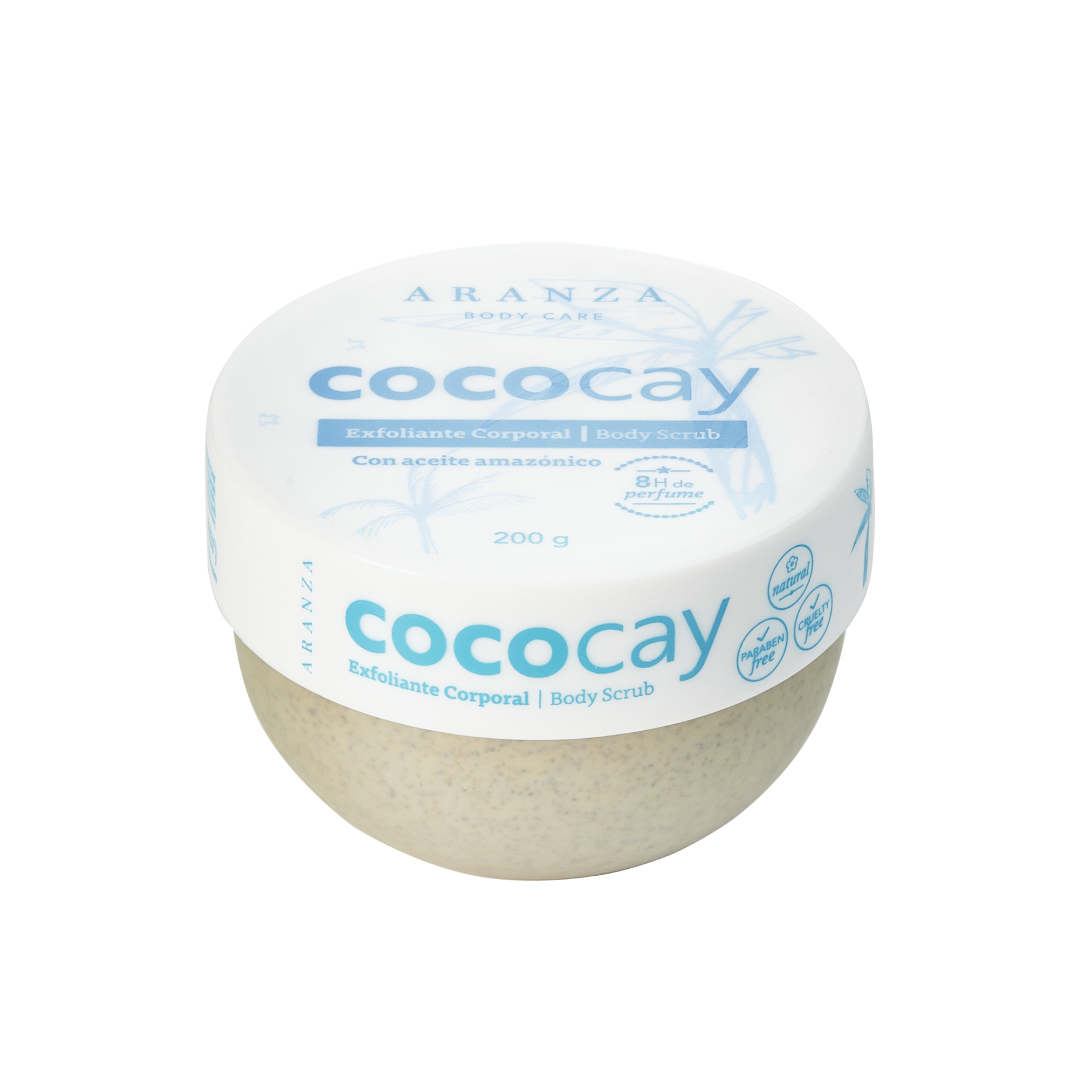 Exfoliante corporal en crema aroma a coco