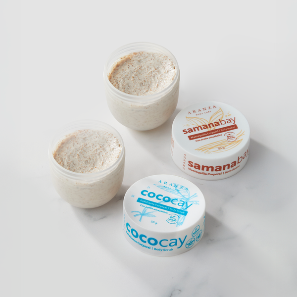 Pack exfoliantes travel size Entrega 2 de junio