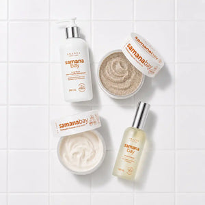 Ritual óleo corporal 100 ml + exfoliante 200 gr + mantequilla 200 gr + jabón 240 ml. aroma almendras