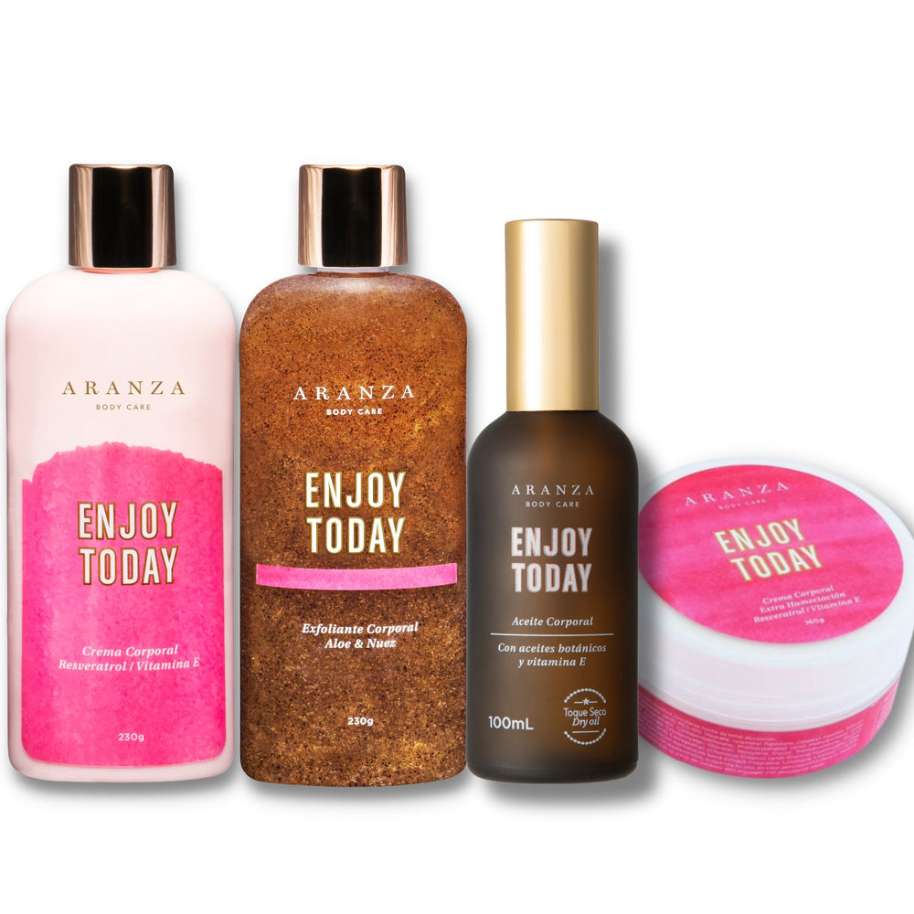 Ritual óleo 100 ml+ exfoliante 230 ml + mantequilla corporal 160 gr. + crema hidratante 230 ml