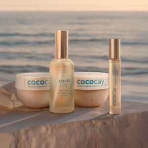 Ritual óleo corporal 100 ml + óleo travel size + exfoliante 200 gr + mantequilla corporal aroma coco vainilla