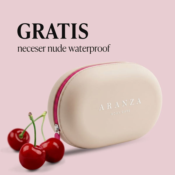 Mascarilla corpora:l óleo corporal 100 ml + Crema corporal hidratante 230 ml. con aroma a frutos rojos + NECESER GRATIS