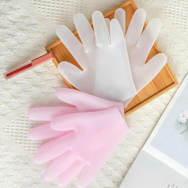 Guantes de silicona hidratantes