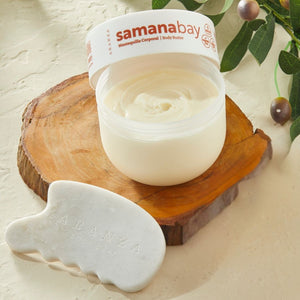 Gua-sha Corporal y Crema ultra hidratante aroma almendras