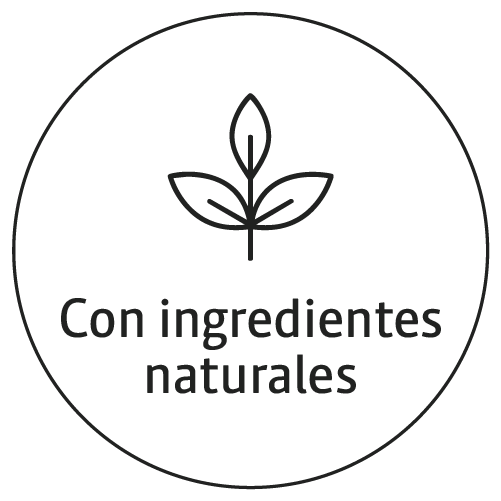 Con ingredientes naturales