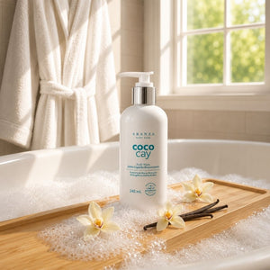 Jabón líquido humectante aroma coco vainilla. 240 ml.