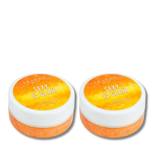 Set 2 Mantequillas corporales  aroma frutal cítrico 160 gr.