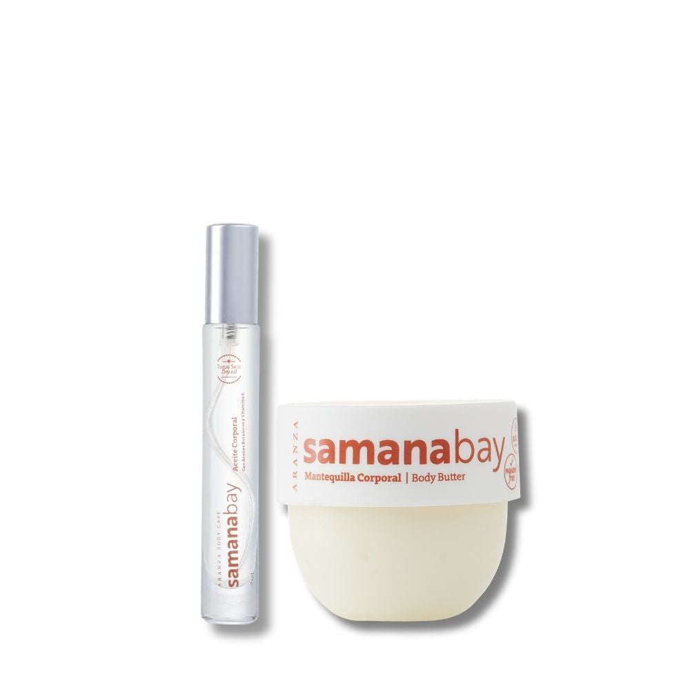Mascarilla corporal aceite corporal 9 ml+ mantequilla 50 gr aroma almendras