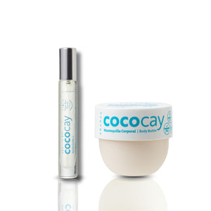 Ritual  mantequilla corporal 50 gr + Óleo corporal travel size aroma coco vainilla