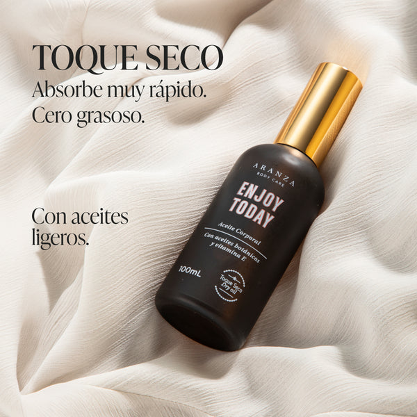 Aceite corporal toque seco aroma frutos rojos 100 ml.