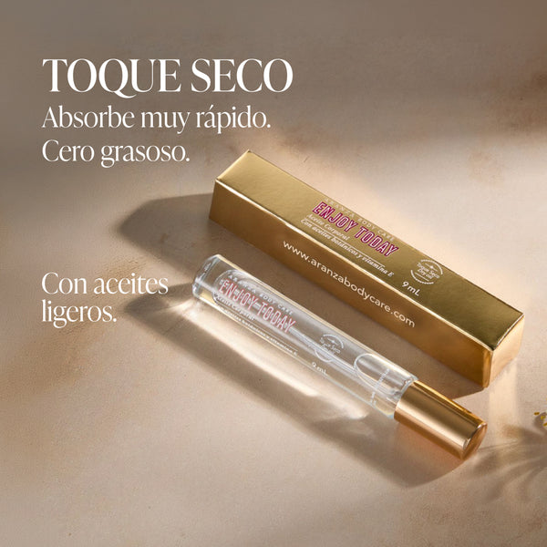 Aceite corporal toque seco aroma frutos rojos travel size.