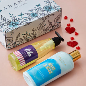 Crema hidratante aroma floral 230ml. + gel de baño 230 ml