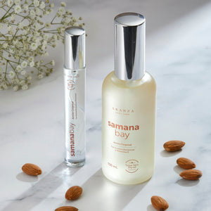 Box Óleo corporal 100 ml + travel size aroma almendras + obsequio