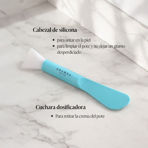 Paleta de silicona doble cabezal Aranza