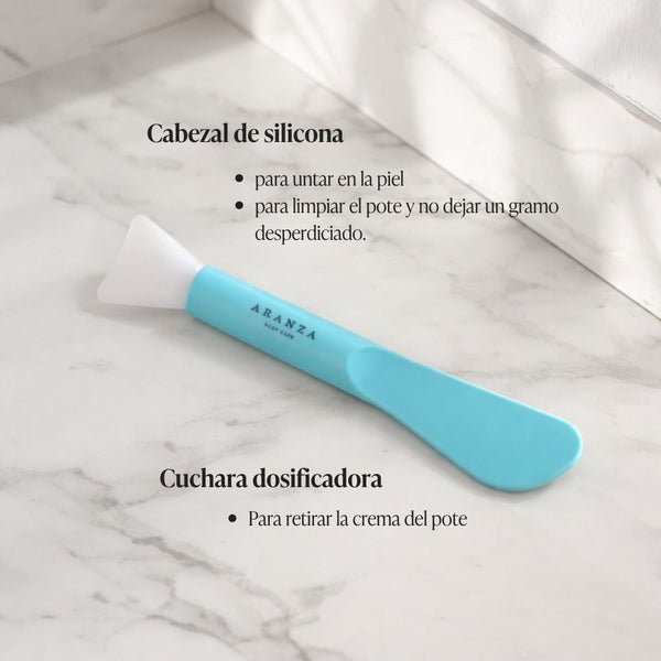 Paleta de silicona doble cabezal Aranza
