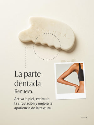 Gua-sha Corporal y aceite corporal 100 ml aroma almendras
