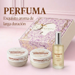 Ritual aceite 100 ml + exfoliante 200 gr + mantequilla 200 gr aroma a almendras