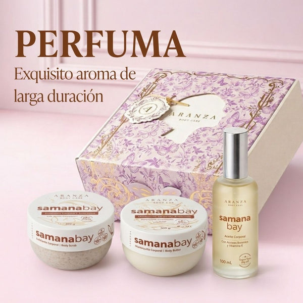 Ritual aceite 100 ml + exfoliante 200 gr + mantequilla 200 gr aroma a almendras