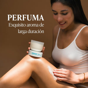 Mantequilla corporal aroma a coco avainillado 200 gr.