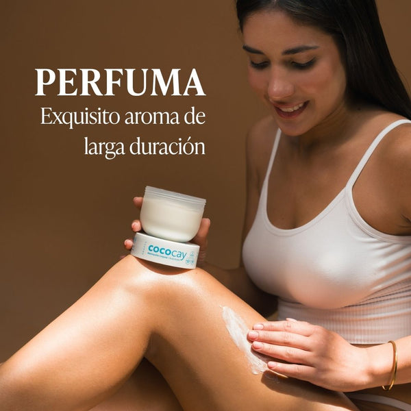 Mantequilla corporal aroma a coco avainillado 200 gr.