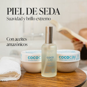 Ritual óleo corporal 100 ml + exfoliante 200 gr + mantequilla 200 gr aroma coco vainilla