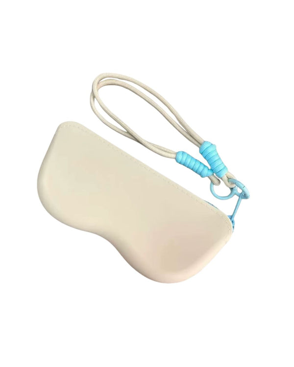 Porta gafas beige