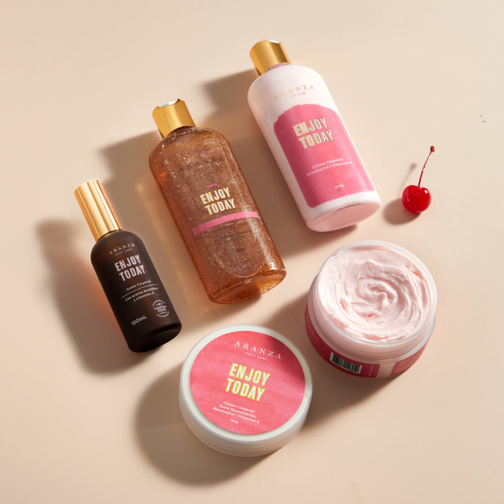 Ritual óleo 100 ml+ exfoliante 230 ml + mantequilla corporal 160 gr. + crema hidratante 230 ml