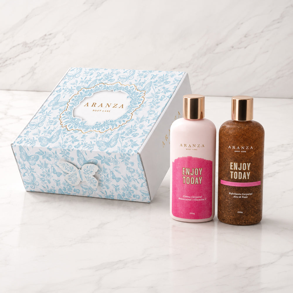 Ritual exfoliante corporal 230 ml + crema hidratante 230 ml aroma frutos rojos
