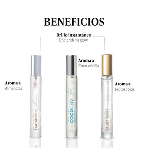 ESSENTIALS Set aceites corporales travel size.