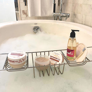 Tripack body butter + exfoliante + gel de baño aroma almendras